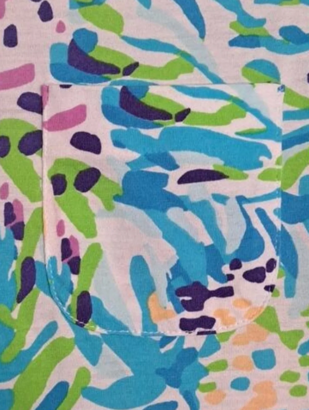 Lilly Pulitzer Daniella Dress In Resort White Sea Soiree, Blue Green Purple, L - Picture 6 of 9